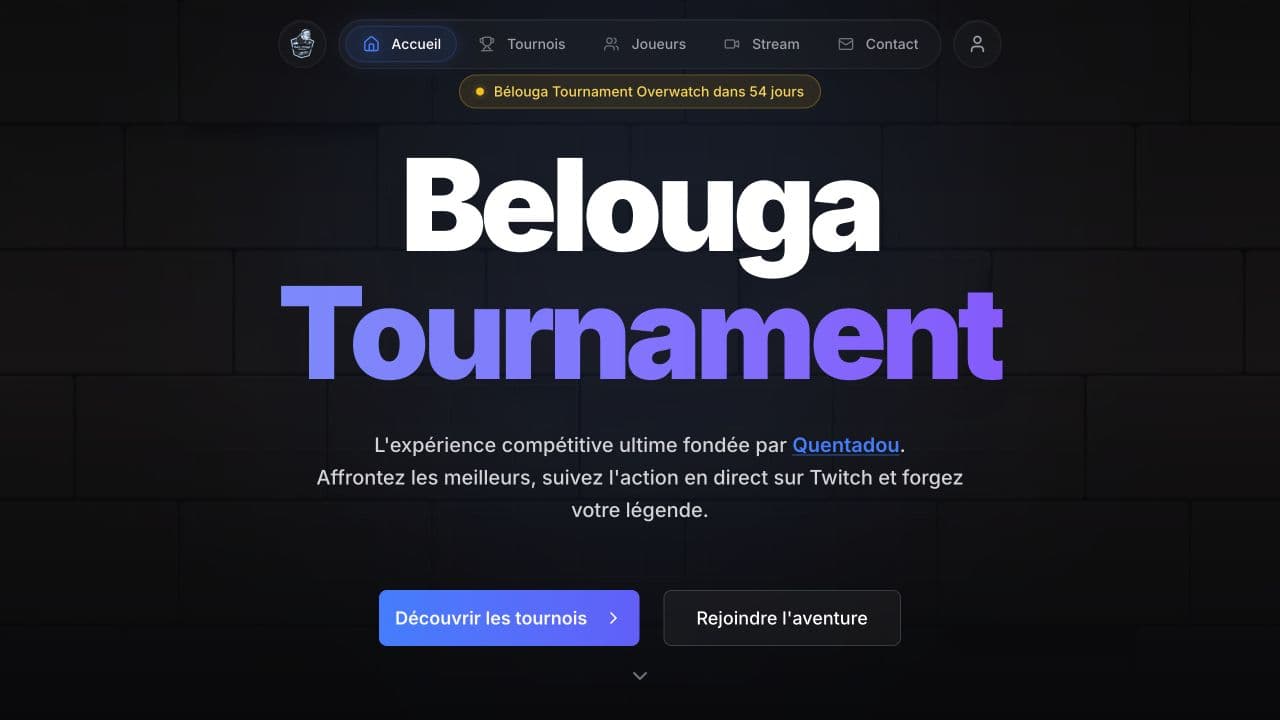 L’accueil public de Belouga Tournament.